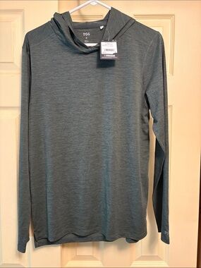 DSG Heather Slate Green movement Hoodie Long Sleeve Top